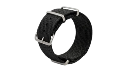 Military Style Braided Nylon Watch Band Strap