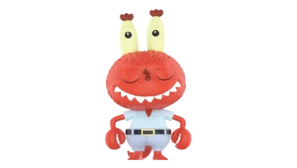 Labubu Spongebob Series MrKrabs X Zimomo Figure