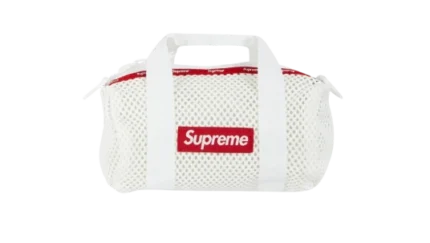 Mesh Mini Duffle Bag - White