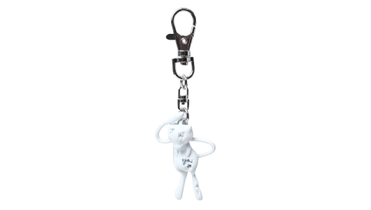 628BB685-756E-A75F-5334-38688CC1B0B8 Mew Keychain - Image 1