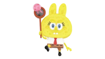 Labubu Spongebob Series Jellyfish Catcher Figure