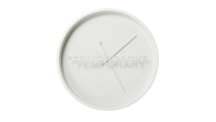 "TEMPORARY" Wall Clock